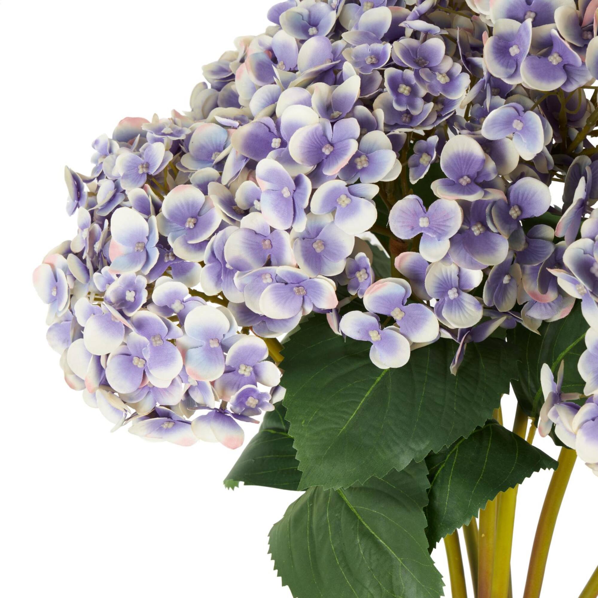 32" Purple Hydrangea Artificial Flower Stem, 8ct.